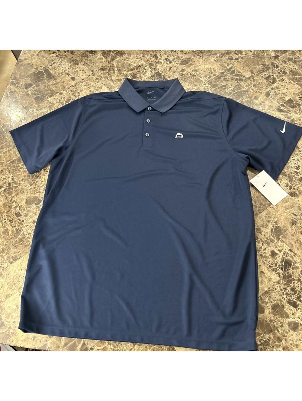 Nike Men's Golf Polo Shirt Size XL, Navy, Style DC1963-451, Short Sleeves